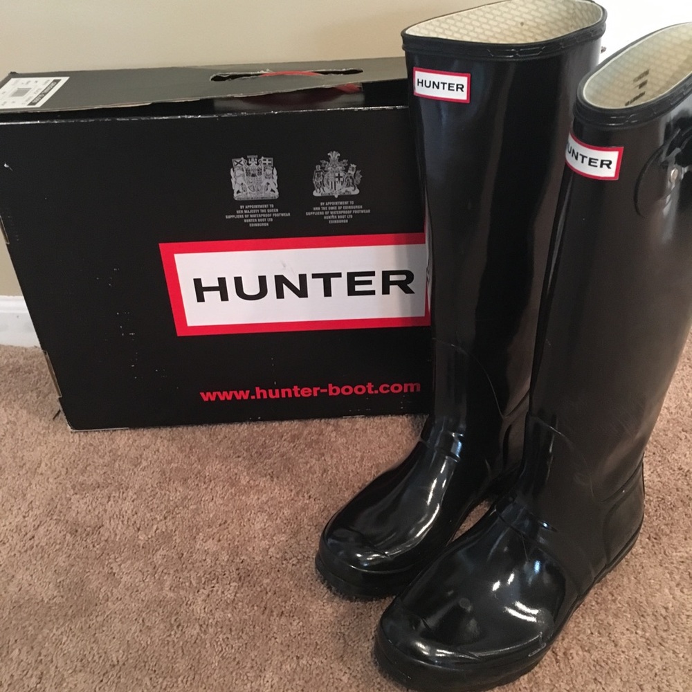 Tall Hunter rain boots
